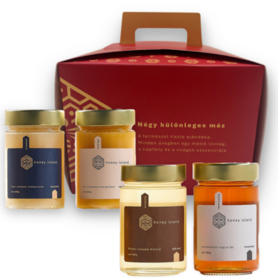 Assorted honey selection – pack of 4